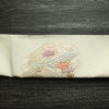 袋帯 太鼓柄 フォーマル用 正絹 人物・動物柄 箔 金糸 銀糸 帯 銀通し 菖蒲 クリーム_画像14