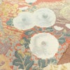 袋帯 四季色紙文 六通柄 フォーマル用 正絹 花柄 箔 金糸 帯 ベージュ_画像3