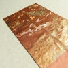 袋帯 ブルボン懐古 純金箔 手織二重箔 六通柄 フォーマル用 正絹 風景柄 箔 金糸 帯 ピンク サーモンピンク_画像19