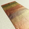 袋帯 六通柄 フォーマル用 正絹 縞柄・線柄 箔 帯 橙_画像18