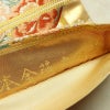 袋帯 本金箔九百錦 献上彩花輪 六通柄 フォーマル用 正絹 古典柄 箔 金糸 帯 金・銀_画像20