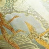 袋帯 六通柄 良品 フォーマル用 正絹 古典柄 箔 金糸 帯 緑・うぐいす色_画像3