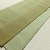袋帯 太鼓柄 良品 一般用 正絹 花柄 帯 緑・うぐいす色_画像8