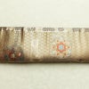 袋帯 六通柄 フォーマル用 正絹 幾何学柄・抽象柄 箔 帯 黄・黄土色_画像14