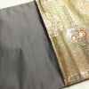 袋帯 六通柄 フォーマル用 正絹 幾何学柄・抽象柄 箔 帯 黄・黄土色_画像16
