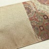 袋帯 六通柄 一般用 正絹 幾何学柄・抽象柄 帯 ベージュ_画像16