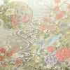 袋帯 献上流水雪輪文 六通柄 美品 フォーマル用 正絹 古典柄 箔 金糸 帯 白_画像2