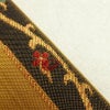 袋帯 六通柄 一般用 正絹 幾何学柄・抽象柄 帯 黄・黄土色_画像16