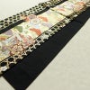袋帯 六通柄 良品 フォーマル用 正絹 御所車 古典柄 箔 金糸 帯 黒_画像8