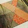 袋帯 切嵌 太鼓柄 良品 フォーマル用 正絹 木の葉・植物柄 箔 帯 緑・うぐいす色_画像15