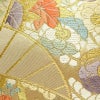 袋帯 本金漆箔 六通柄 良品 フォーマル用 正絹 古典柄 箔 金糸 帯 クリーム_画像4