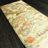 袋帯 本金漆箔 六通柄 良品 フォーマル用 正絹 古典柄 箔 金糸 帯 クリーム_画像17