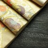 袋帯 本金漆箔 六通柄 良品 フォーマル用 正絹 古典柄 箔 金糸 帯 クリーム_画像20