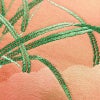 名古屋帯 太鼓柄 良品 正絹 木の葉・植物柄 名古屋仕立て 帯 ピンク_画像5