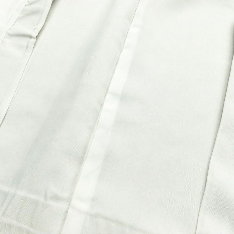 小紋 美品 しつけ糸付き 総柄 正絹 木の葉・植物柄 袷仕立て 身丈160.5cm 裄丈65cm 着物 緑・うぐいす色_画像18