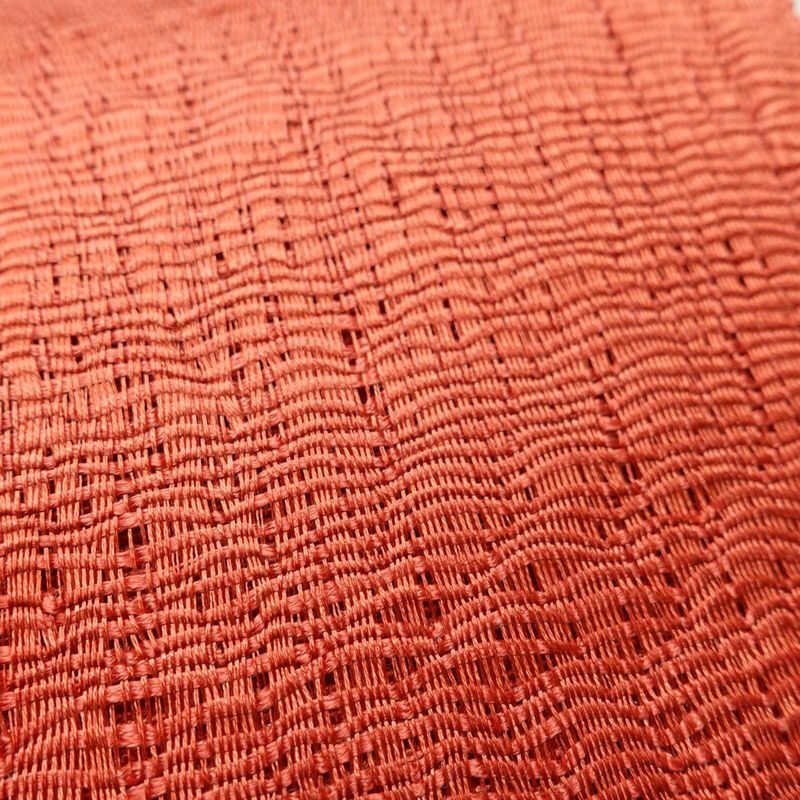 名古屋帯 太鼓柄 美品 正絹 名古屋仕立て 鞠 帯 ピンク_画像6