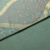 袋帯 六通柄 フォーマル用 正絹 流水・波柄 立涌 帯 緑・うぐいす色_画像13