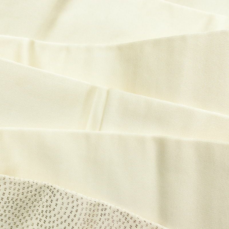 名古屋帯 やまとオリジナル パール箔 太鼓柄 正絹 古典柄 名古屋仕立て 箔 銀糸 帯 白_画像17