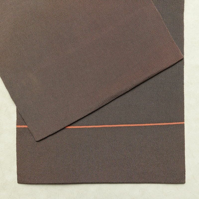 名古屋帯 草木手染 太鼓柄 縮緬 正絹 花柄 通し仕立て 帯 紫・藤色_画像13