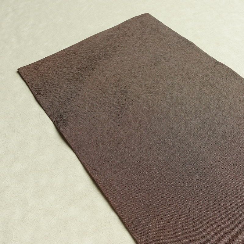 名古屋帯 草木手染 太鼓柄 縮緬 正絹 花柄 通し仕立て 帯 紫・藤色_画像18