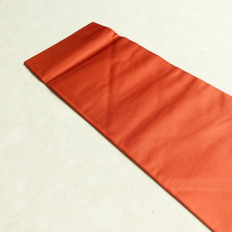 名古屋帯 桃山招宴文 本金箔 太鼓柄 美品 正絹 花柄 名古屋仕立て 箔 フォーマル 扇面 帯 赤・朱_画像15