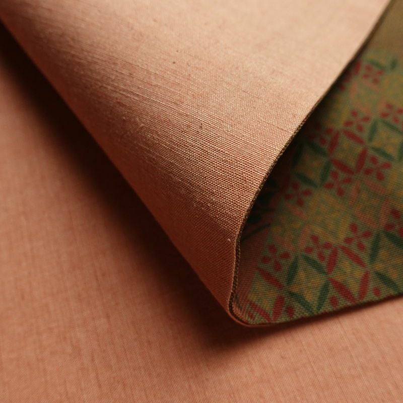 袋帯 全通柄 良品 一般用 正絹 古典柄 帯 茶_画像10