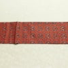 名古屋帯 全通柄 美品 正絹 幾何学柄・抽象柄 名古屋仕立て 帯 赤・朱_画像14