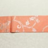 名古屋帯 六通柄 正絹 木の葉・植物柄 名古屋仕立て 箔 帯 ピンク_画像13