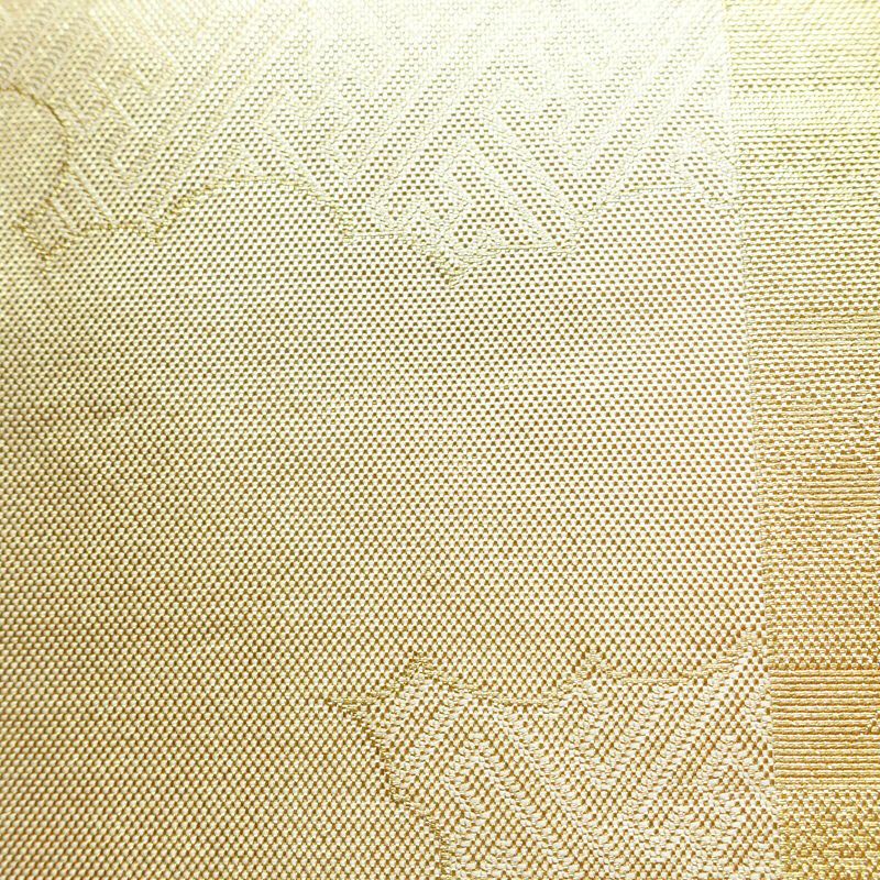 袋帯 六通柄 フォーマル用 正絹 古典柄 箔 帯 金・銀_画像6