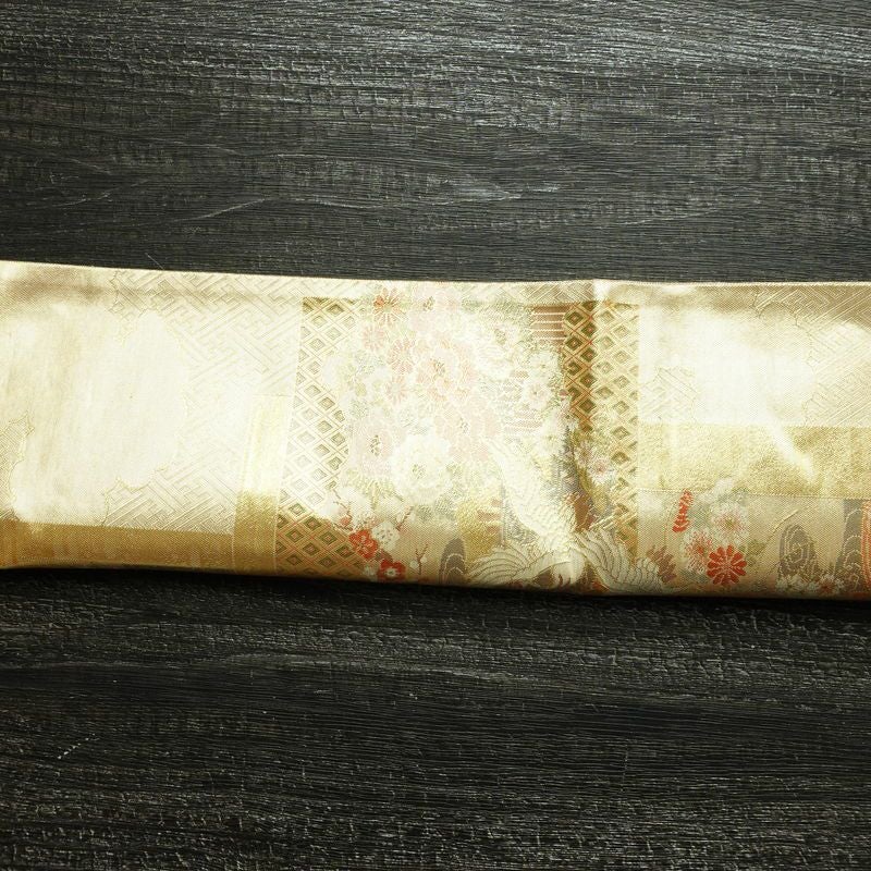 袋帯 六通柄 フォーマル用 正絹 古典柄 箔 帯 金・銀_画像15