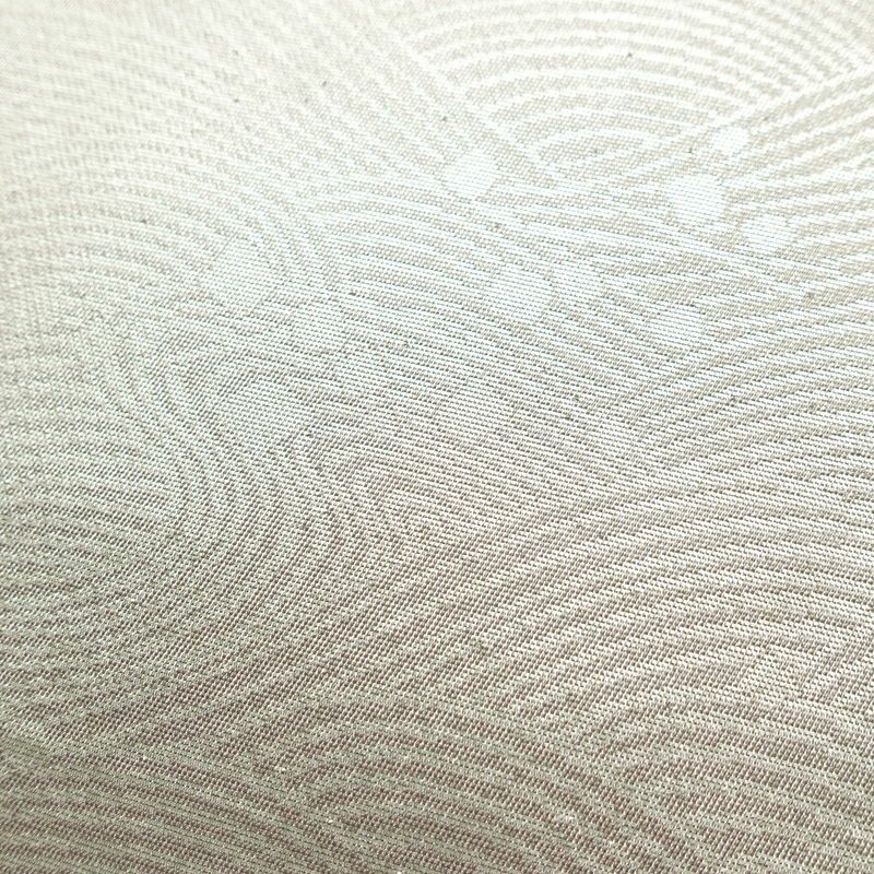 袋帯 全通柄 フォーマル用 正絹 流水・波柄 箔 帯 金・銀_画像3