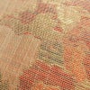 袋帯 手織 草木染紬帯 六通柄 良品 一般用 正絹 花柄 金糸 帯 くすみオレンジ 橙_画像7