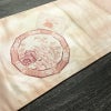 名古屋帯 太鼓柄 正絹 風景柄 名古屋仕立て ピンク_画像12
