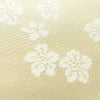 名古屋帯 太鼓柄 美品 しつけ糸付き 正絹 花柄 名古屋仕立て 箔 刺繍 帯 白_画像5