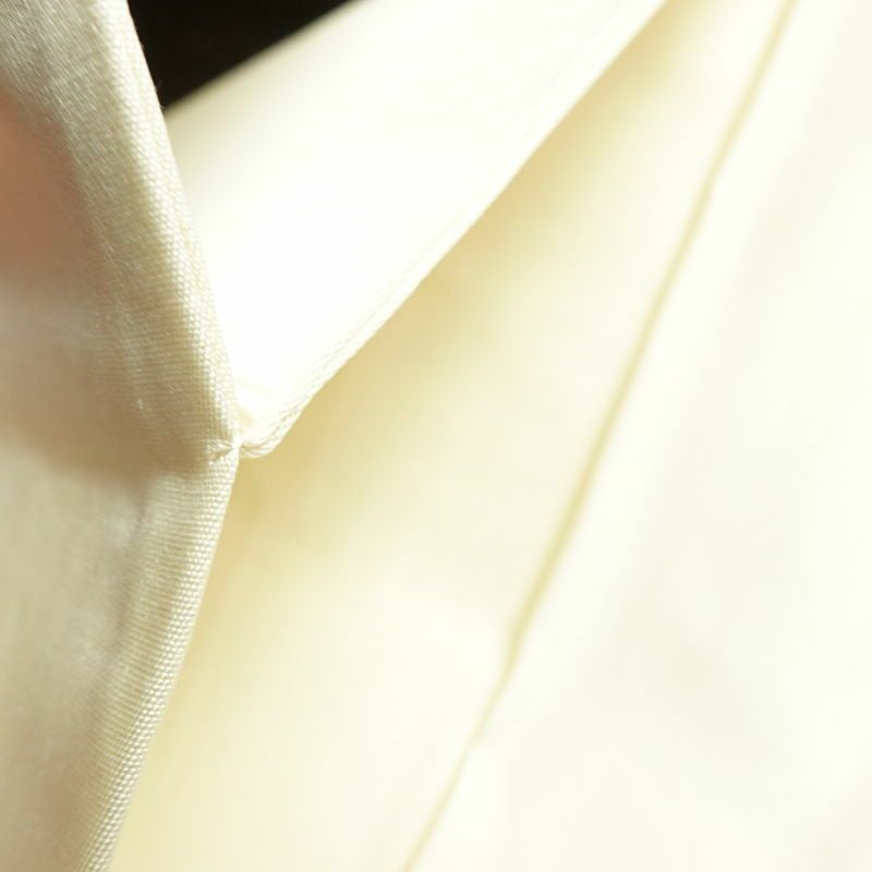 名古屋帯 太鼓柄 美品 しつけ糸付き 正絹 花柄 名古屋仕立て 箔 刺繍 帯 白_画像19