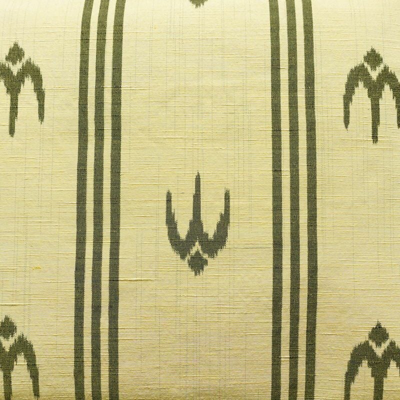 袋帯 全通柄 一般用 正絹 人物・動物柄 帯 クリーム_画像2