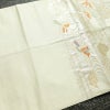 袋帯 六通柄 フォーマル用 正絹 人物・動物柄 箔 金糸 帯 白_画像14