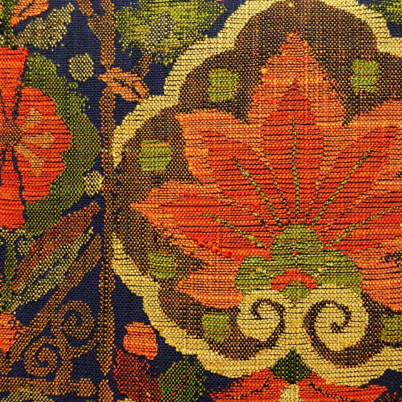 名古屋帯 太鼓柄 良品 正絹 幾何学柄・抽象柄 名古屋仕立て 帯 青・紺_画像2