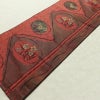 名古屋帯 六通柄 正絹 花柄 名古屋仕立て 帯 小豆・エンジ_画像8