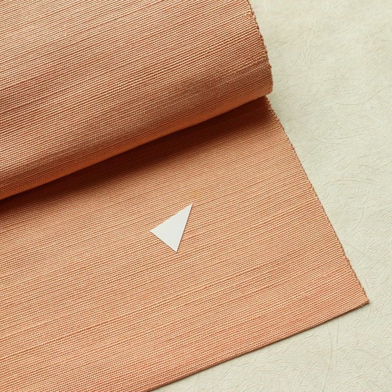 名古屋帯 太鼓柄 正絹 木の葉・植物柄 名古屋仕立て 帯 ピンク_画像8