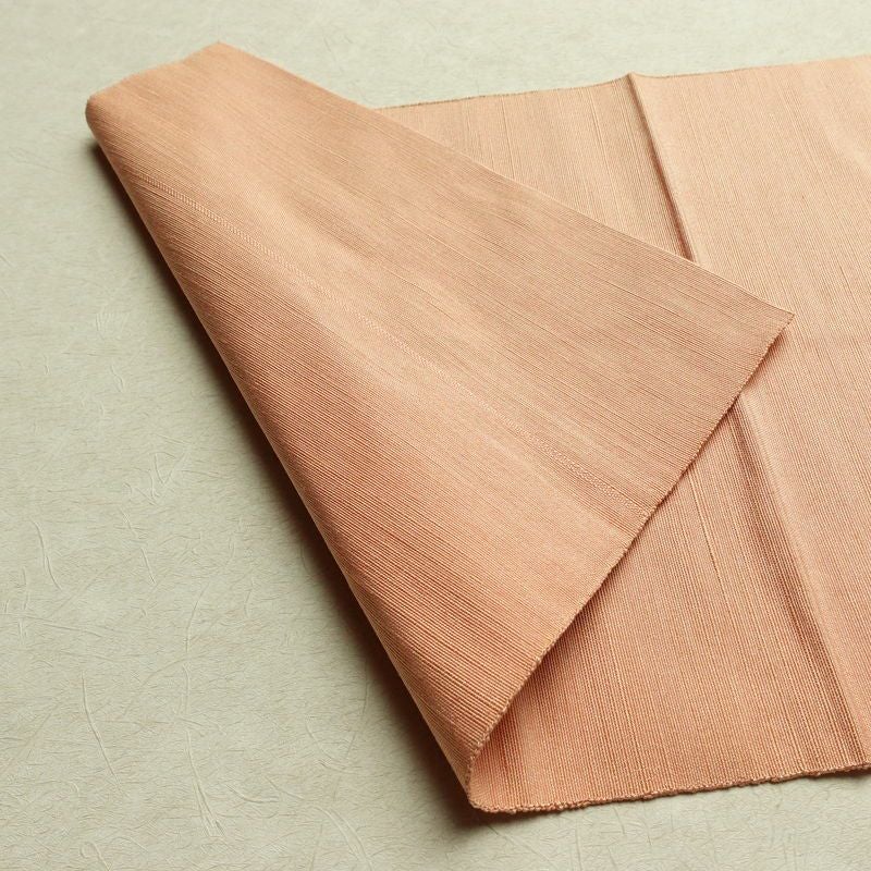 名古屋帯 太鼓柄 正絹 木の葉・植物柄 名古屋仕立て 帯 ピンク_画像11