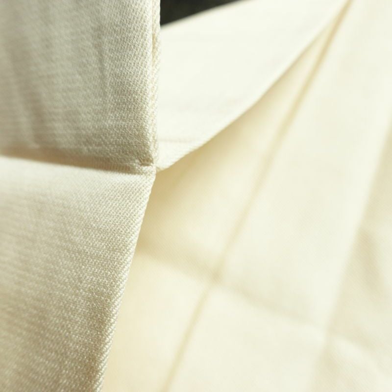 名古屋帯 太鼓柄 正絹 花柄 名古屋仕立て 箔 帯 クリーム_画像20