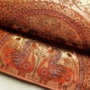 袋帯 六通柄 純金箔 24K フォーマル用 正絹 幾何学柄・抽象柄 箔 帯 橙_画像7