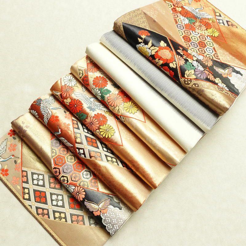 袋帯 六通柄 良品 フォーマル用 正絹 古典柄 箔 金糸 帯 多色使い_画像19