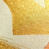 袋帯 太鼓柄 フォーマル用 正絹 古典柄 箔 金通し 帯 扇面 クリーム_画像6