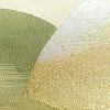 袋帯 太鼓柄 フォーマル用 正絹 古典柄 箔 金通し 帯 扇面 クリーム_画像7