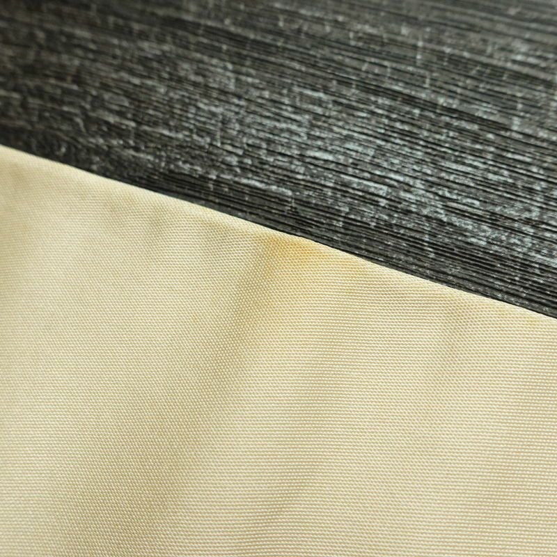 名古屋帯 太鼓柄 正絹 人物・動物柄 名古屋仕立て 箔 帯 ベージュ_画像16