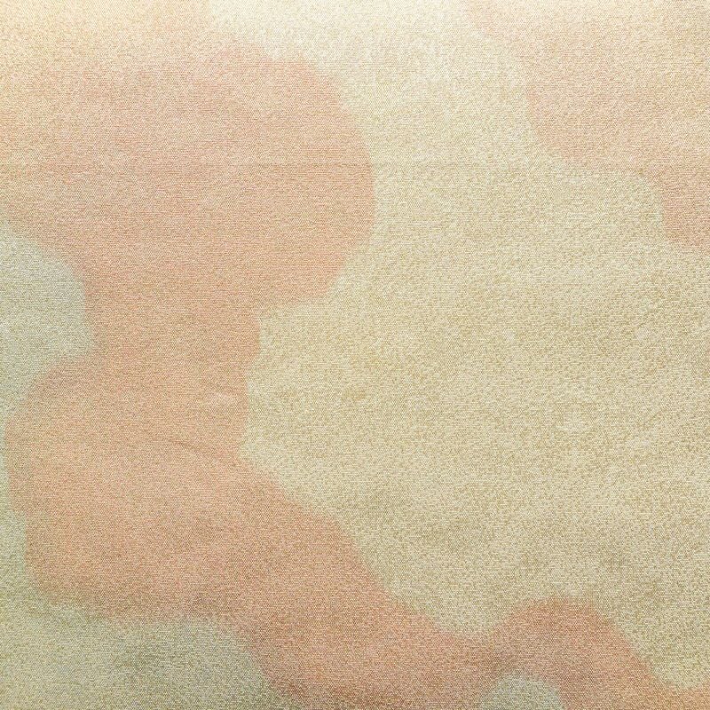 袋帯 全通柄 フォーマル用 正絹 幾何学柄・抽象柄 金通し 帯 ベージュ_画像2