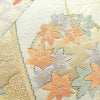 袋帯 六通柄 フォーマル用 正絹 古典柄 箔 帯 クリーム_画像4