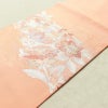 名古屋帯 太鼓柄 良品 正絹 花柄 名古屋仕立て 金糸 銀糸 帯 ピンク_画像10